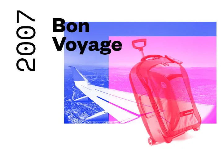 <p>First travel roller suitcase launches. Bon voyage!</p>